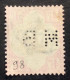 GB91 Victoria Jubilé PERFORÉ « MB » YT 98 Oblitéré - Used Stamps