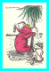 A744 / 151 Elephant Carte Porte Bonheur Illustrateur - Elephants