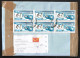 India 2009 Preserve The Polar Region, Penguin, Bird, Glacier, Snow, Blue, EMS, Registered Cover (**) Inde Indien - Storia Postale