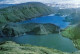 2 AK Neuseeland * Blick Auf Die Kraterseen Lake Rotokakahi Auch (Green Lake) Und Lake Tikitapu Auch (Blue Lake) * - Nueva Zelanda