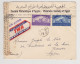 Lettre Le Caire Pour Toulon Philatelic Society Of Egypt Bande De Censure ?? Par Avion TWA - Covers & Documents