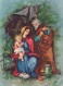 Virgen Mary Madonna Baby JESUS Christmas Religion Vintage Postcard CPSM #PBB937.A - Vergine Maria E Madonne