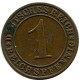 1 REICHSPFENNIG 1929 A GERMANY Coin #DB783.U.A - 1 Rentenpfennig & 1 Reichspfennig