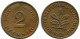 2 PFENNIG 1958 J BRD ALEMANIA Moneda GERMANY #AW954.E.A - 2 Pfennig