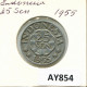 25 SEN 1955 INDONESIA Moneda #AY854.E.A - Indonesië