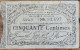 Billet 50 Centimes Syndicat De Communes De La Région De CAMBRAI  1916 - Handelskammer