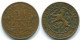 2 1/2 CENT 1956 CURACAO Netherlands Bronze Colonial Coin #S10170.U.A - Curaçao