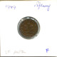 1 PFENNIG 1949 F BRD ALEMANIA Moneda GERMANY #DB044.E.A - 1 Pfennig