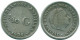 1/10 GULDEN 1956 NETHERLANDS ANTILLES SILVER Colonial Coin #NL12101.3.U.A - Antilles Néerlandaises