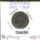 10 PFENNIG 1897 A ALEMANIA Moneda GERMANY #DA634.2.E.A - 10 Pfennig