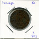 5 CENTIMES 1863 A FRANKREICH FRANCE Französisch Münze #AM714.D.A - 5 Centimes