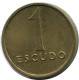 1 ESCUDO 1982 PORTUGAL Coin #BA137.U.A - Portogallo