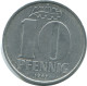 10 PFENNIG 1967 A DDR EAST DEUTSCHLAND Münze GERMANY #AE095.D.A - 10 Pfennig