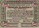 20 HELLER 1920 Stadt AISTERSHEIM Oberösterreich Österreich Notgeld #PE171 - [11] Local Banknote Issues