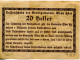 20 HELLER 1920 Stadt Wien Österreich Notgeld Papiergeld Banknote #PL577 - [11] Local Banknote Issues