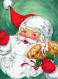 PÈRE NOËL NOËL Fêtes Voeux Vintage Carte Postale CPSM #PAJ829.FR - Santa Claus