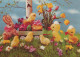 PASCUA POLLO Vintage Tarjeta Postal CPSM #PBO943.ES - Easter