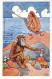 SINGE Animaux Vintage Carte Postale CPA #PKE767.FR - Monos