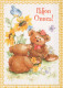 NASCERE Animale Vintage Cartolina CPSM #PBS185.IT - Ours
