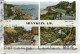 -  Ile Of Wight - 28 Coloured View, Splendide, SANDWN, I W, Rare, Garden Isle, Non écrite, TTBE, Scans. - Ventnor