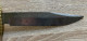 Delcampe - Ancienne Dague De Chasse Manche En Bois De Cerf - Knives/Swords