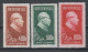 CHINA 1951 Cat.Michel #110II-112II MNH** - Neufs