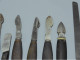 -8 COUTEAUX De PEINTRE ANCIENS Certains Avec MARQUE Le + Grand MOITON & DULAC   E - Ancient Tools