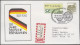 Privat-Umschlag 150 Jahre Deutsche Eisenbahnen R-Bf SSt Nürnberg Räder 10.8.1995 - Trains