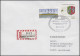 1663 Nordrhein-Westfalen, MiF Not-R-Zettel 40210 Düsseldorf R-FDC ESSt 12.8.1993 - R- Und V-Zettel