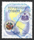 Haiti 1995. Scott #864 (U) Emblem, Map Of North And South America - Haiti