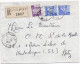 36804# ALGERIE LETTRE RECOMMANDE Obl TOCQUEVILLE SETIF 1968 Pour METZ MOSELLE - Algeria (1962-...)