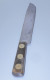 Delcampe - -ANCIEN COUTEAU De CUISINE MANCHE CORNE LAME Gravée 108 GIRODIAS   E - Knives