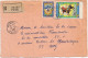 36805# ALGERIE LETTRE RECOMMANDE Obl MARNIA TLEMCEN 1967 Pour METZ MOSELLE - Algeria (1962-...)