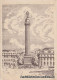 Ansichtskarte Darmstadt Künstler AK Ludwigsäule 1947 - Darmstadt