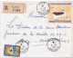 36809# ALGERIE LETTRE RECOMMANDE Obl TAHER CONSTANTINE 1967 Pour METZ MOSELLE - Algerien (1962-...)