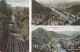 Ansichtskarte Bad Ems 3 Bild Panorama Und Malbergbahn 1914 - Bad Ems