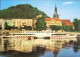 Bad Schandau Panorama-Ansichten Ansichtskarte 1971 - Bad Schandau