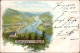 Alf (Mosel) Panorama Litho Ansichtskarte 1899 - Alf-Bullay
