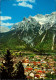 Ansichtskarte Mittenwald Panorama-Ansicht, Karwendelgebirge 1977 - Mittenwald