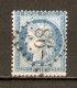 1873 - Cérès 25c.bleu (type II) - GC98 Anet (27) - YT 60B (cote +50€) - 1871-1875 Cérès
