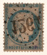 1873 - Cérès 25c.bleu (type II) - GC1264 Cysoing (57) - YT 60B (cote +50€) - 1871-1875 Cérès