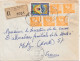 36819# ALGERIE LETTRE RECOMMANDE Obl MONTENOTTE ORLEANSVILLE 1967 Pour METZ MOSELLE - Algerien (1962-...)