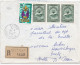 36824# ALGERIE LETTRE RECOMMANDE Obl FLATTERS ORLEANSVILLE 1968 Pour METZ MOSELLE - Algeria (1962-...)