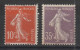 YT N° 135 - 136 - Neufs ** - MNH - Cote 498,00 € - Neufs