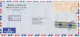 Registered Damaged Mail Cover Hong Kong - Netherlands 1987 Received Damaged - Officially Sealed - Label / Tape - Unclassified