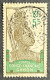 FRAGA0036U1 - Warrior - 5 C Used Stamp - Congo Français - Gabon - 1910 - Oblitérés