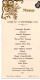 MANTHELAN 37 DEUX MENUS DE DEJEUNER ET DINER DE MARIAGE HOTEL MODERNE INDRAULT 17 SEPTEMBRE 1931 TRES JOLI LOT - Menus