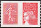 France N° 3619 P ** Ou 36 P Autoadhésif -  Marianne Du 14 Juillet. Paire Luquet Roty (Semeuse) Soit 3619 + 3419 A - Nuevos