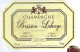 Etiquette Champagne Brut 1er Cru Sélection  Brisson-Lahaye  Tours Sur Marne Marne 51 Avec Sa Collerette Et Sa Contre éti - Champagner