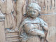 Delcampe - Anciens Panneaux De Bois Sculpté Scènes De Genre - Bois
